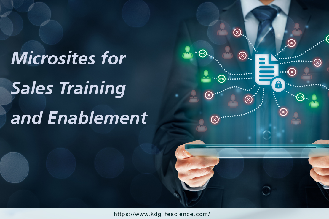 Microsites for Sales Training and Enablement